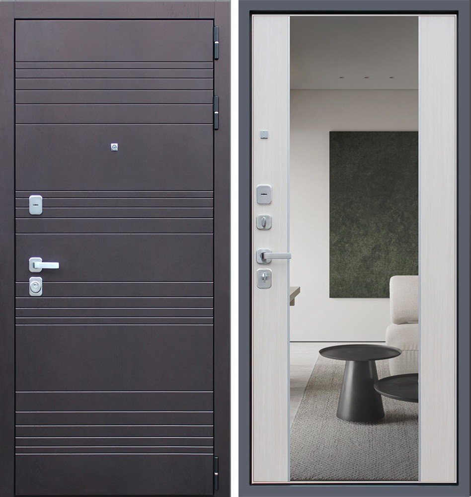 Дверь Дуэт с зеркалом DIS006698