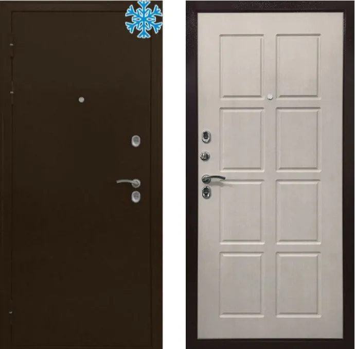 Фото Дверь Ратибор Термоблок 3К Лиственница Беж DIS001694