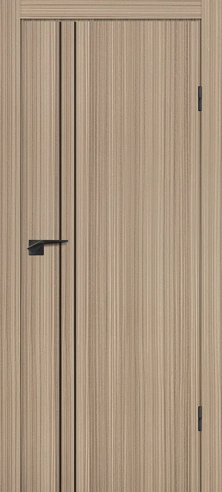 Фото Межкомнатная дверь P-20 AL черный молдинг Эвкалипт тасманский